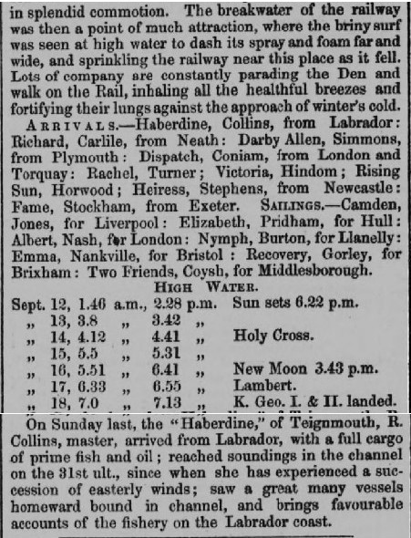 18490913 Exeter Flying Post 13 September 1849 3