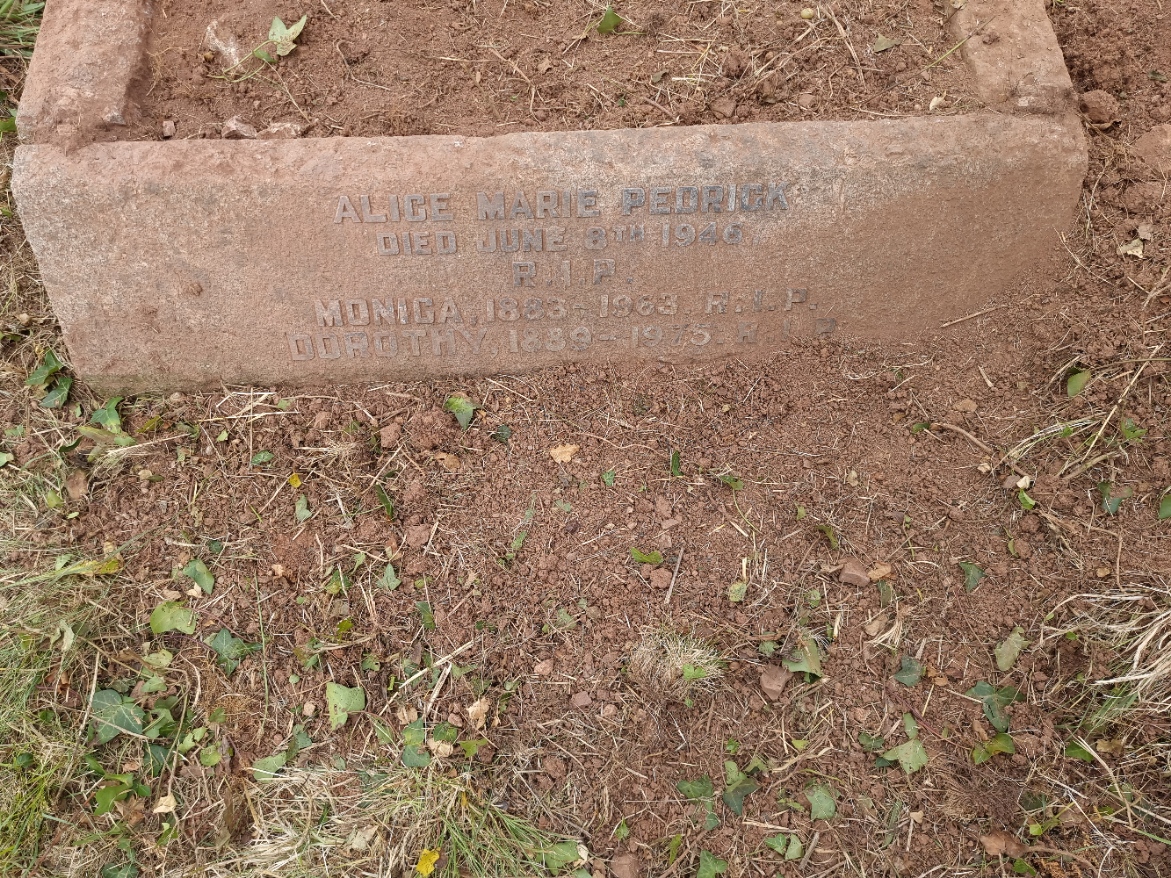 Alice Marie Monica and Dorothy Pedrick