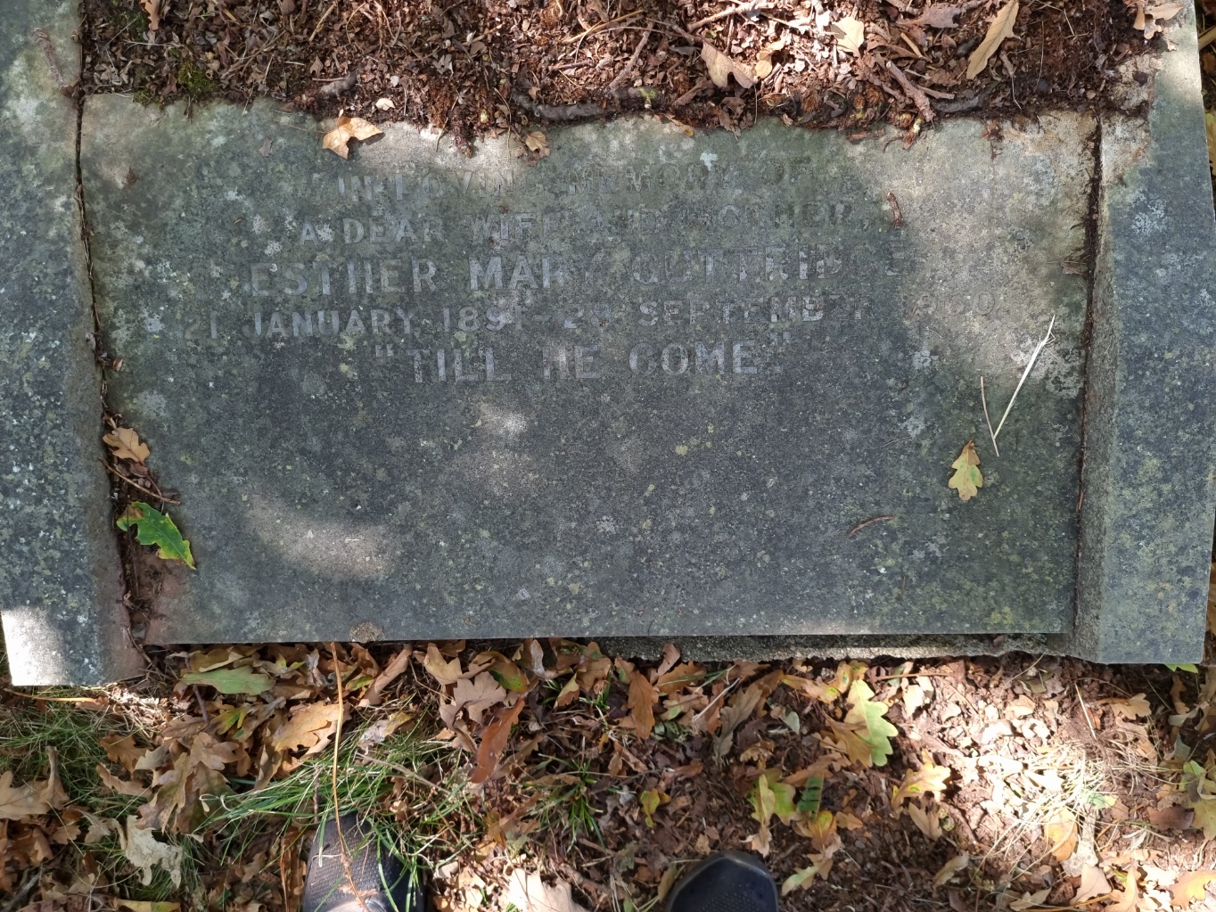 Esther Mary Guttridge 21st Jan 1891 28 Sept 1960