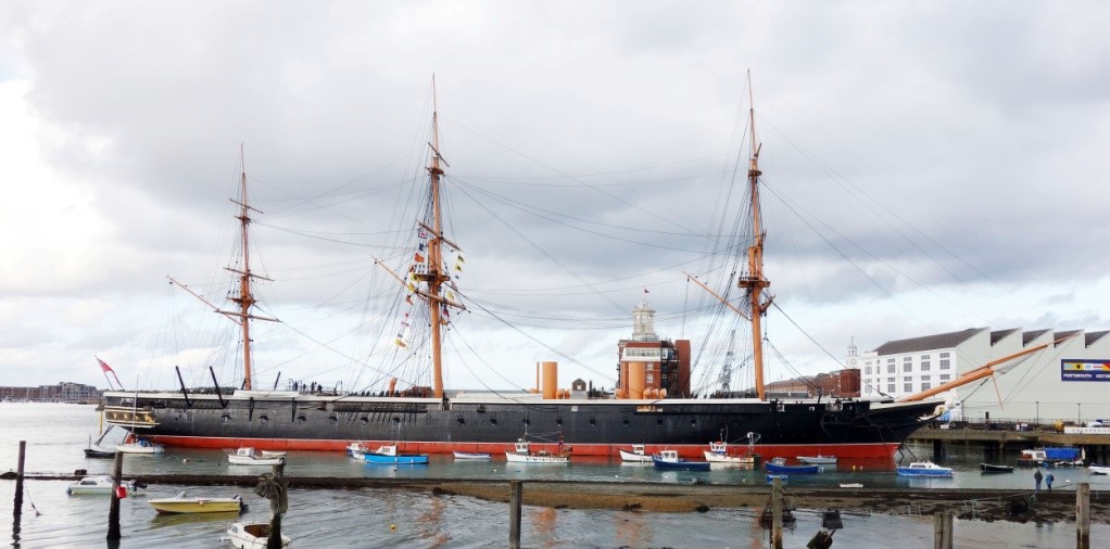 HMS Warrior conserved at Portsmouth