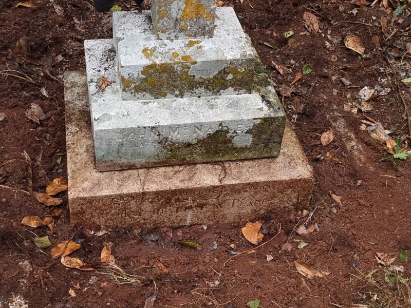 John McNab Esq died 19th Nov 1881 aged 74