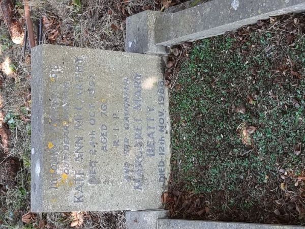 Kate Ann McCarthy died 24th Oct 1957 small