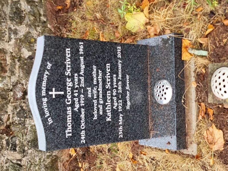 Thomas George and Kathleen Scriven