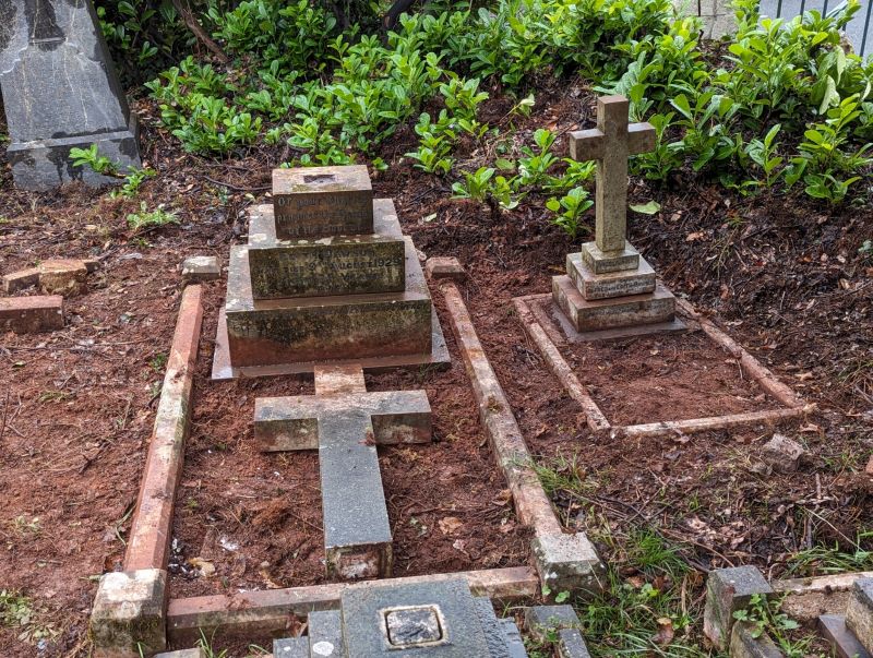 Two more graves in section G that were improved today