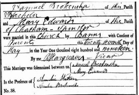 brokensha samuel 1819 marriage banns 1