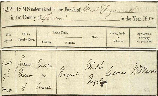 bryant jt 1837 9th april baptism 1