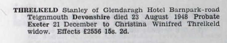 threlkeld s 1948 probate