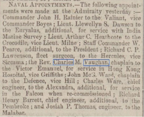 Portsmouth Evening News 8th September 1881 